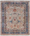 Adorn Hand Woven Rugs Serapi M0103 190 Rug Collection In Gray
