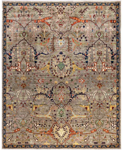 Adorn Hand Woven Rugs Serapi M0103-191 8'x9'9" Area Rug In Brown