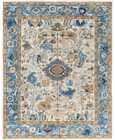Adorn Hand Woven Rugs Serapi M0103 193 Rug Collection In White