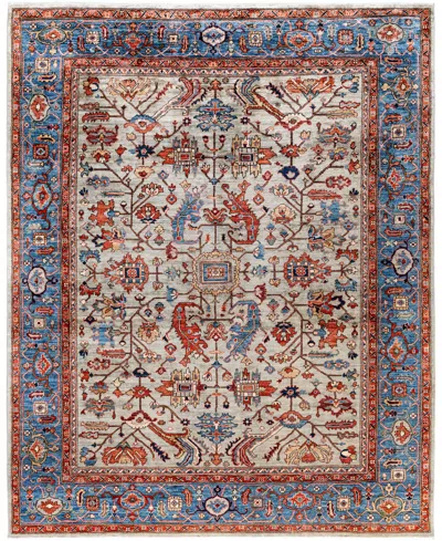 Adorn Hand Woven Rugs Serapi M0103-195 8'2"x10'1" Area Rug In Gray