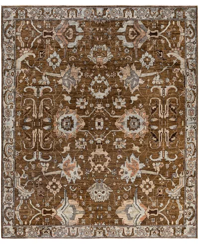 Adorn Hand Woven Rugs Serapi M0103-196 8'2"x9'9" Area Rug In Brown