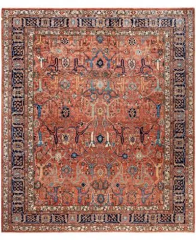 Adorn Hand Woven Rugs Serapi M0103 197 Rug Collection In Blue