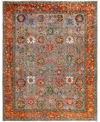 Adorn Hand Woven Rugs Serapi M0103-198 8'2"x10'3" Area Rug In Gray