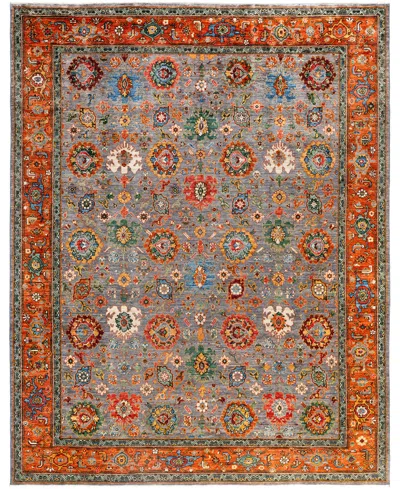 Adorn Hand Woven Rugs Serapi M0103-198 8'2"x10'3" Area Rug In Gray