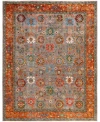 Adorn Hand Woven Rugs Serapi M0103 198 Rug Collection In Gray