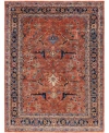 Adorn Hand Woven Rugs Serapi M0103 199 Rug Collection In Orange