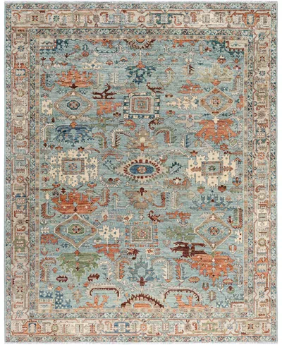 Adorn Hand Woven Rugs Serapi M0103-200 8'x9'9" Area Rug In Green