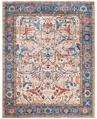 Adorn Hand Woven Rugs Serapi M0103-201 7'11"x9'10" Area Rug In White