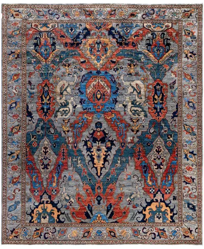 Adorn Hand Woven Rugs Serapi M0103-202 8'2"x9'10" Area Rug In Gray
