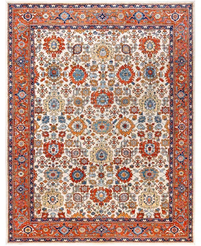 Adorn Hand Woven Rugs Serapi M0103-203 8'x10'1" Area Rug In White
