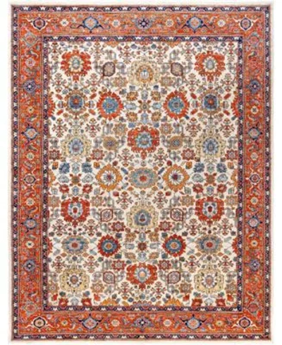 Adorn Hand Woven Rugs Serapi M0103 203 Rug Collection In White