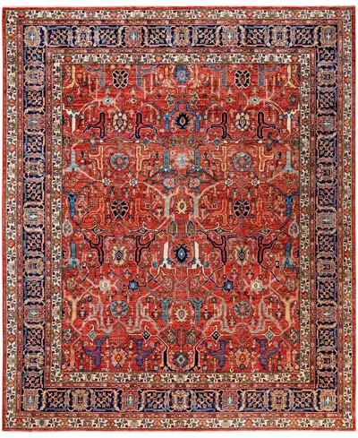 Adorn Hand Woven Rugs Serapi M0103-204 8'3"x10' Area Rug In Red