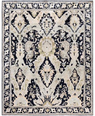 Adorn Hand Woven Rugs Serapi M0103-205 7'11"x9'10" Area Rug In Black