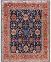 Adorn Hand Woven Rugs Serapi M0103-207 8'x9'10" Area Rug In Blue
