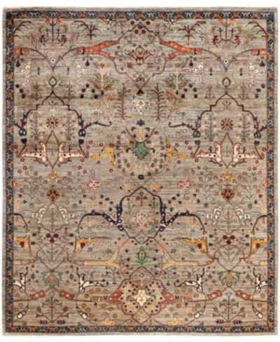 Adorn Hand Woven Rugs Serapi M0103 208 Rug Collection In Brown
