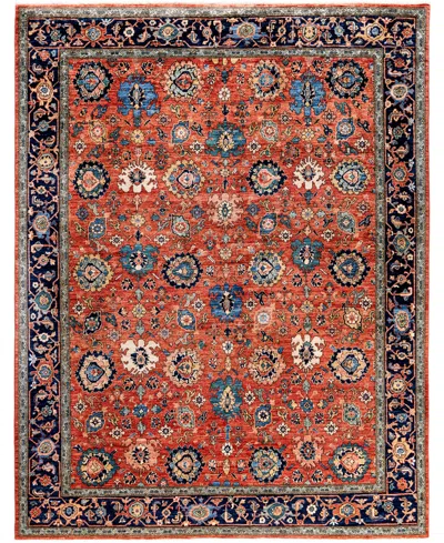 Adorn Hand Woven Rugs Serapi M0103-215 8'x10'1" Area Rug In Orange