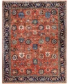 Adorn Hand Woven Rugs Serapi M0103 215 Rug Collection In Orange