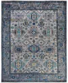 Adorn Hand Woven Rugs Serapi M0103-216 8'x9'11" Area Rug In Gray