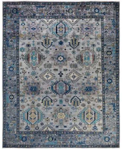 Adorn Hand Woven Rugs Serapi M0103 216 Rug Collection In Gray