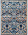 Adorn Hand Woven Rugs Serapi M0103-219 7'9"x9'9" Area Rug In Blue