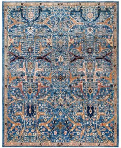 Adorn Hand Woven Rugs Serapi M0103 219 Rug Collection In Blue