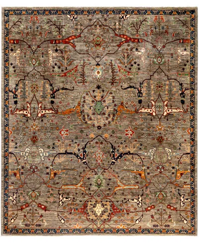 Adorn Hand Woven Rugs Serapi M0103-223 8'3"x9'9" Area Rug In Brown