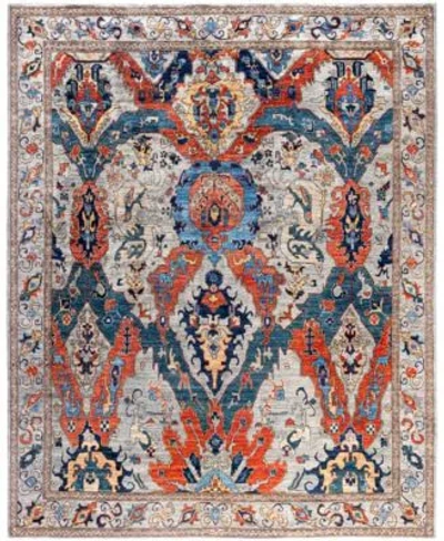 Adorn Hand Woven Rugs Serapi M0103 225 Rug Collection In Gray