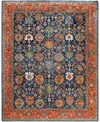 Adorn Hand Woven Rugs Serapi M0103-227 8'1"x10'1" Area Rug In Blue