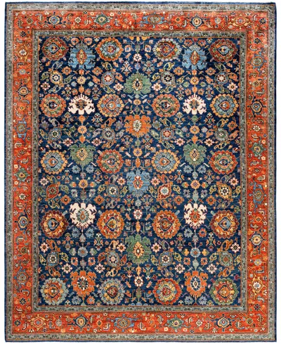 Adorn Hand Woven Rugs Serapi M0103-227 8'1"x10'1" Area Rug In Blue