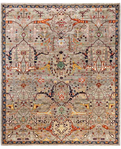Adorn Hand Woven Rugs Serapi M0103-230 8'3"x9'10" Area Rug In Brown