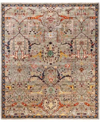 Adorn Hand Woven Rugs Serapi M0103 230 Rug Collection In Brown