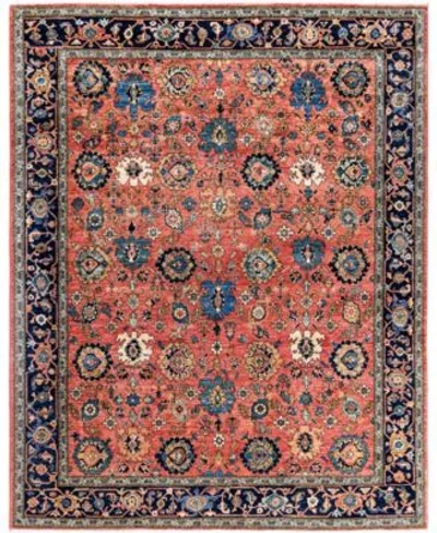 Adorn Hand Woven Rugs Serapi M0103 232 Rug Collection In Pink