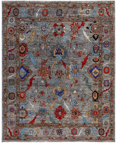 Adorn Hand Woven Rugs Serapi M0103-239 8'1"x10' Area Rug In Gray