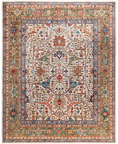 Adorn Hand Woven Rugs Serapi M0103-242 8'1"x9'11" Area Rug In Gray