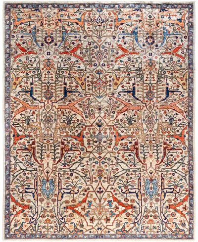 Adorn Hand Woven Rugs Serapi M0103-245 8'x9'10" Area Rug In White