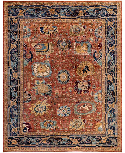 Adorn Hand Woven Rugs Serapi M0103-246 8'1"x10'1" Area Rug In Orange