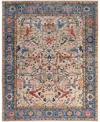 Adorn Hand Woven Rugs Serapi M0103-249 7'10"x9'9" Area Rug In Gray