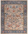Adorn Hand Woven Rugs Serapi M0103 249 Rug Collection In Gray