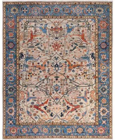 Adorn Hand Woven Rugs Serapi M0103 249 Rug Collection In Gray