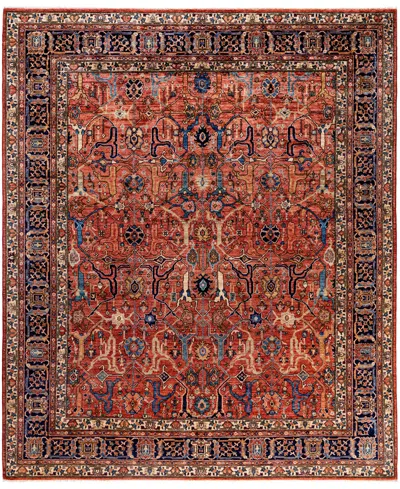 Adorn Hand Woven Rugs Serapi M0103-250 8'3"x10' Area Rug In Red