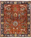 Adorn Hand Woven Rugs Serapi M0103-256 8'3"x9'10" Area Rug In Orange