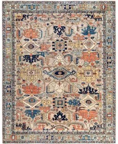 Adorn Hand Woven Rugs Serapi M0103 257 Rug Collection In Sand