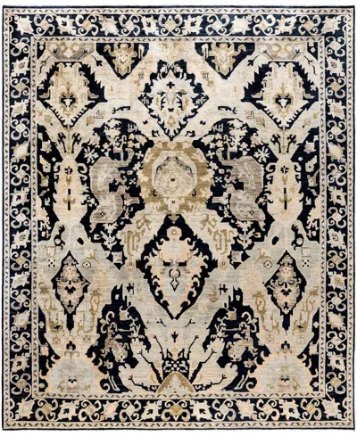 Adorn Hand Woven Rugs Serapi M0103-258 7'11"x9'9" Area Rug In Black