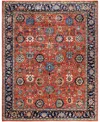 Adorn Hand Woven Rugs Serapi M0103-261 8'2"x10'3" Area Rug In Red