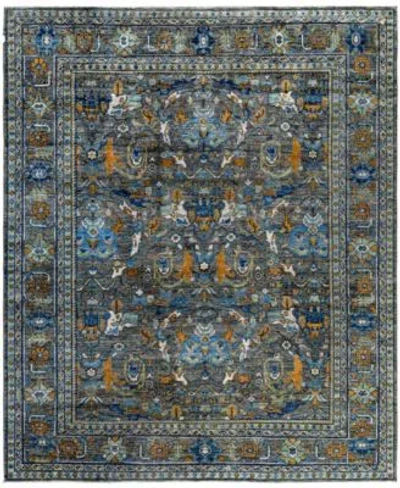 Adorn Hand Woven Rugs Serapi M0103 262 Rug Collection In Green