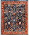 Adorn Hand Woven Rugs Serapi M0103 263 Rug Collection In Blue