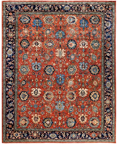 Adorn Hand Woven Rugs Serapi M0103-265 8'x9'10" Area Rug In Orange