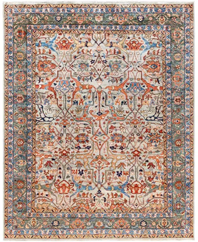 Adorn Hand Woven Rugs Serapi M0103-268 7'11"x9'9" Area Rug In Gray