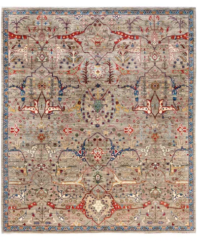 Adorn Hand Woven Rugs Serapi M0103-270 8'3"x9'9" Area Rug In Brown