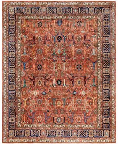 Adorn Hand Woven Rugs Serapi M0103 271 Rug Collection In Red